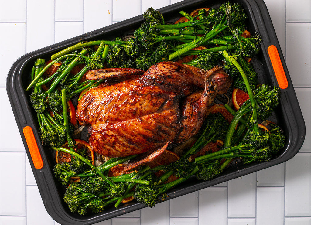 Sheet Pan Soy-Glazed Duck with Tingly Broccolini
    
    
    
      &ndash; Momofuku Goods