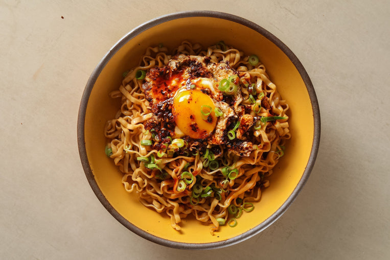 Chili-Crunch-Fried-Egg-Noodles
