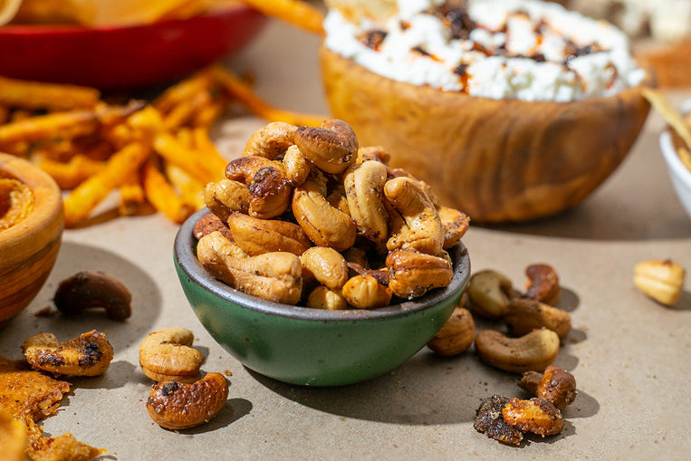 Tingly Candied Cashews