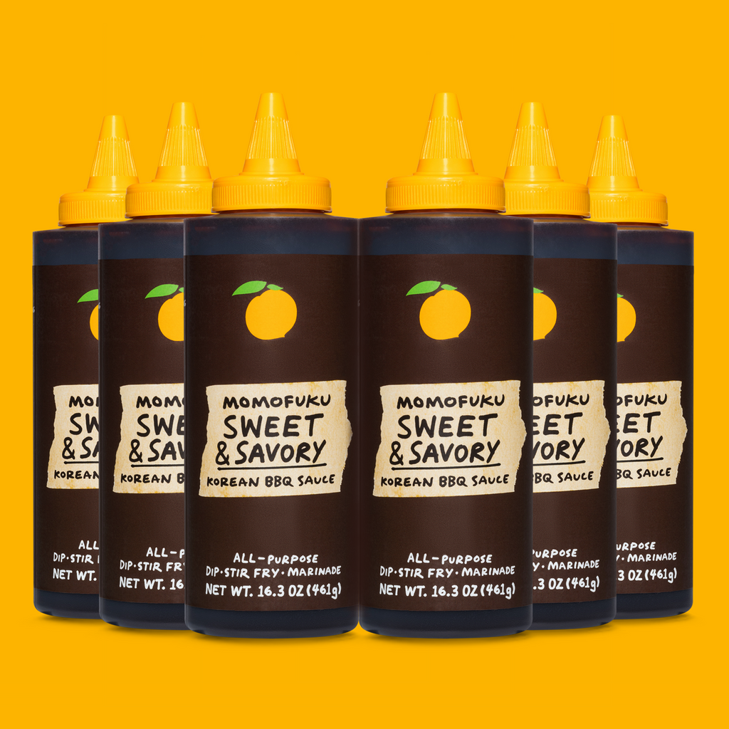 Sweet & Savory Korean BBQ Sauce 6-Pack – Momofuku Goods
