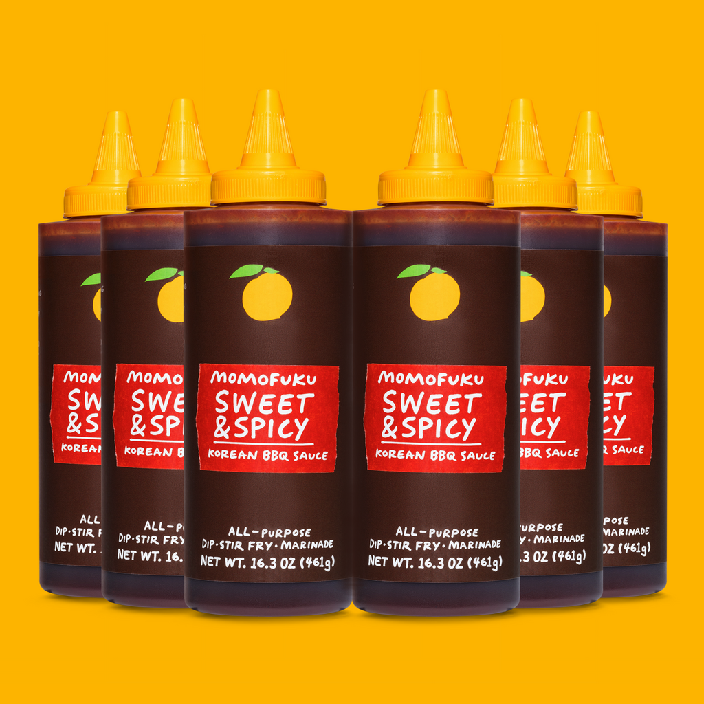Sweet & Spicy Korean BBQ Sauce 6-Pack – Momofuku Goods