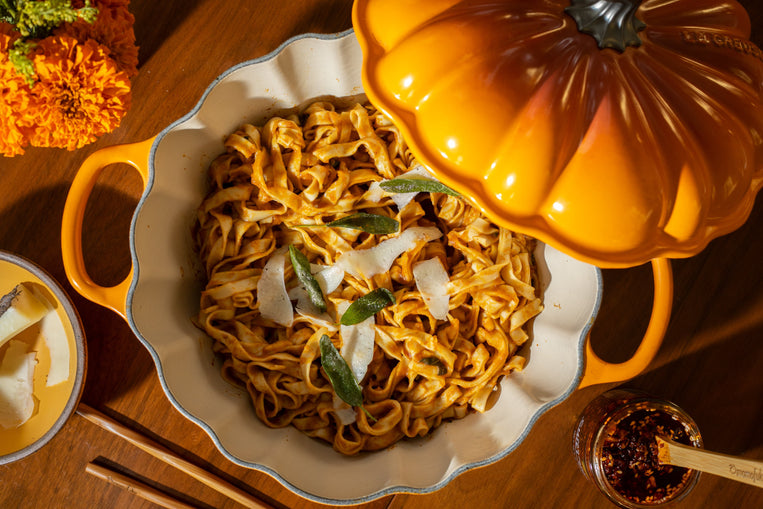 tingly brown butter pumpkin noodles
