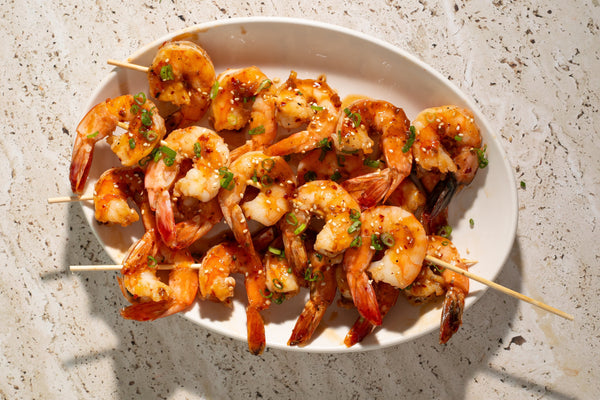 Sweet & Sour Shrimp Skewers