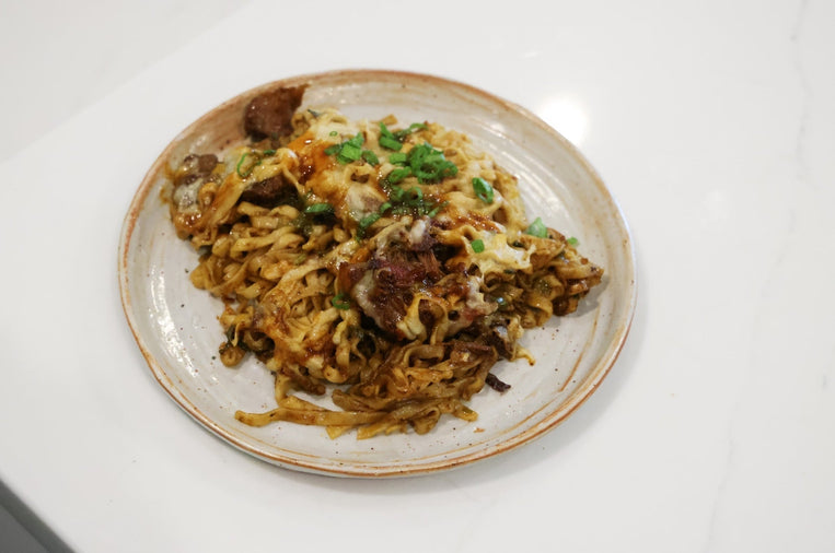 Cheesy-Sweet-and-Spicy-BBQ-Noodles