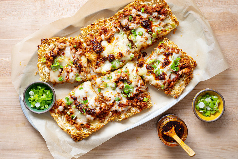 crispy-momofuku-spicy-soy-noodle-pizza-with-spicy-pork-sauce