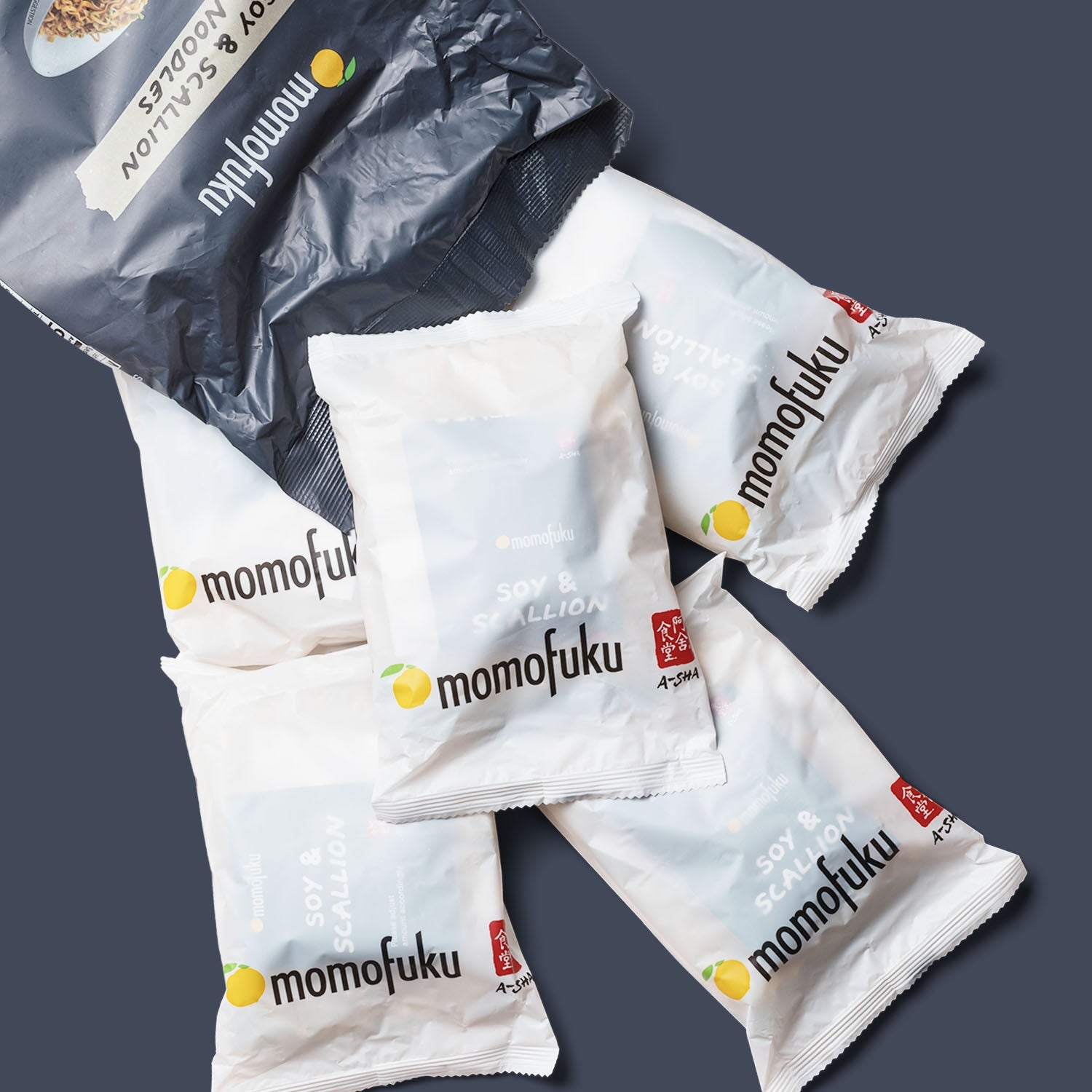 Individual packs of Soy & Scallion Noodles