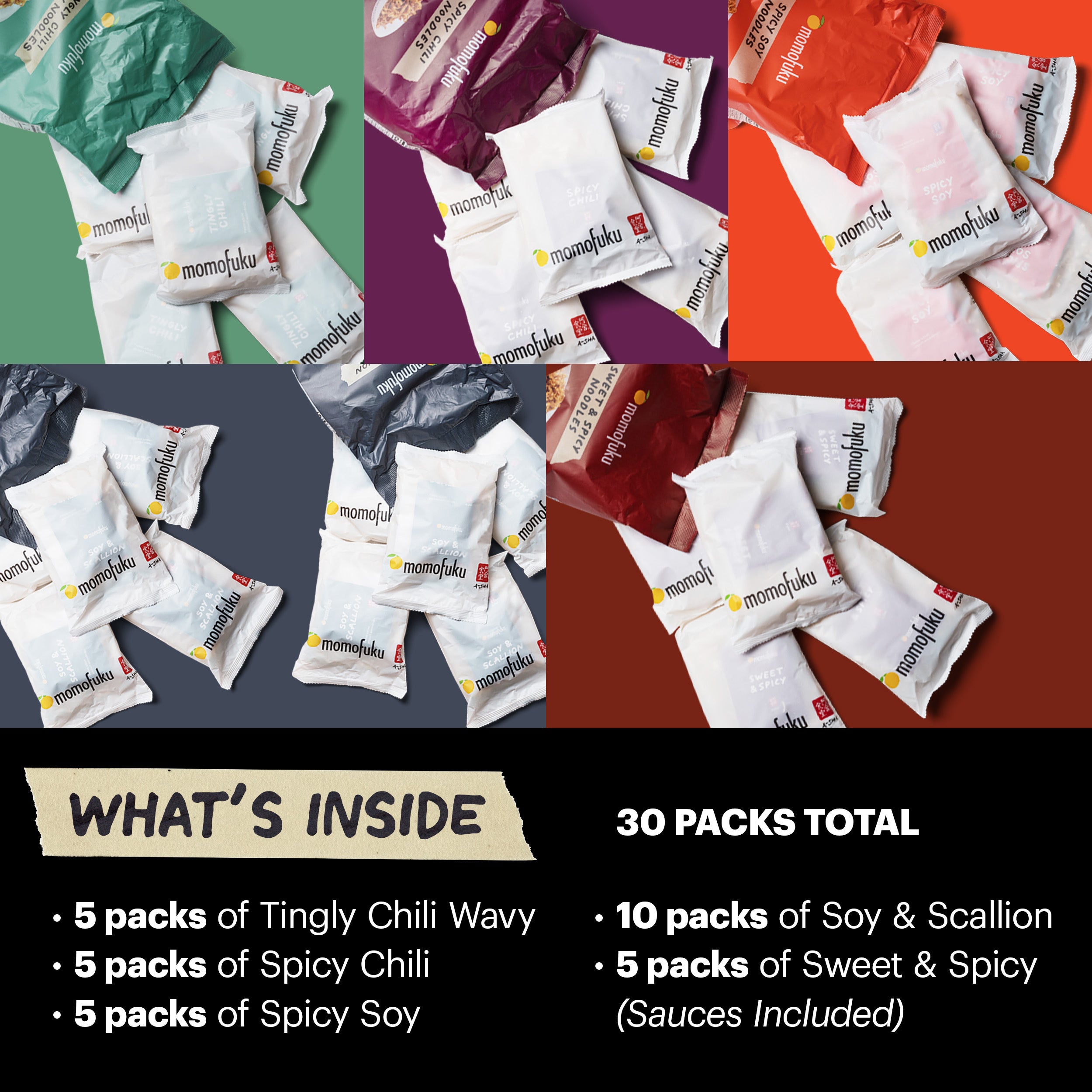 packs of momofuku noodles