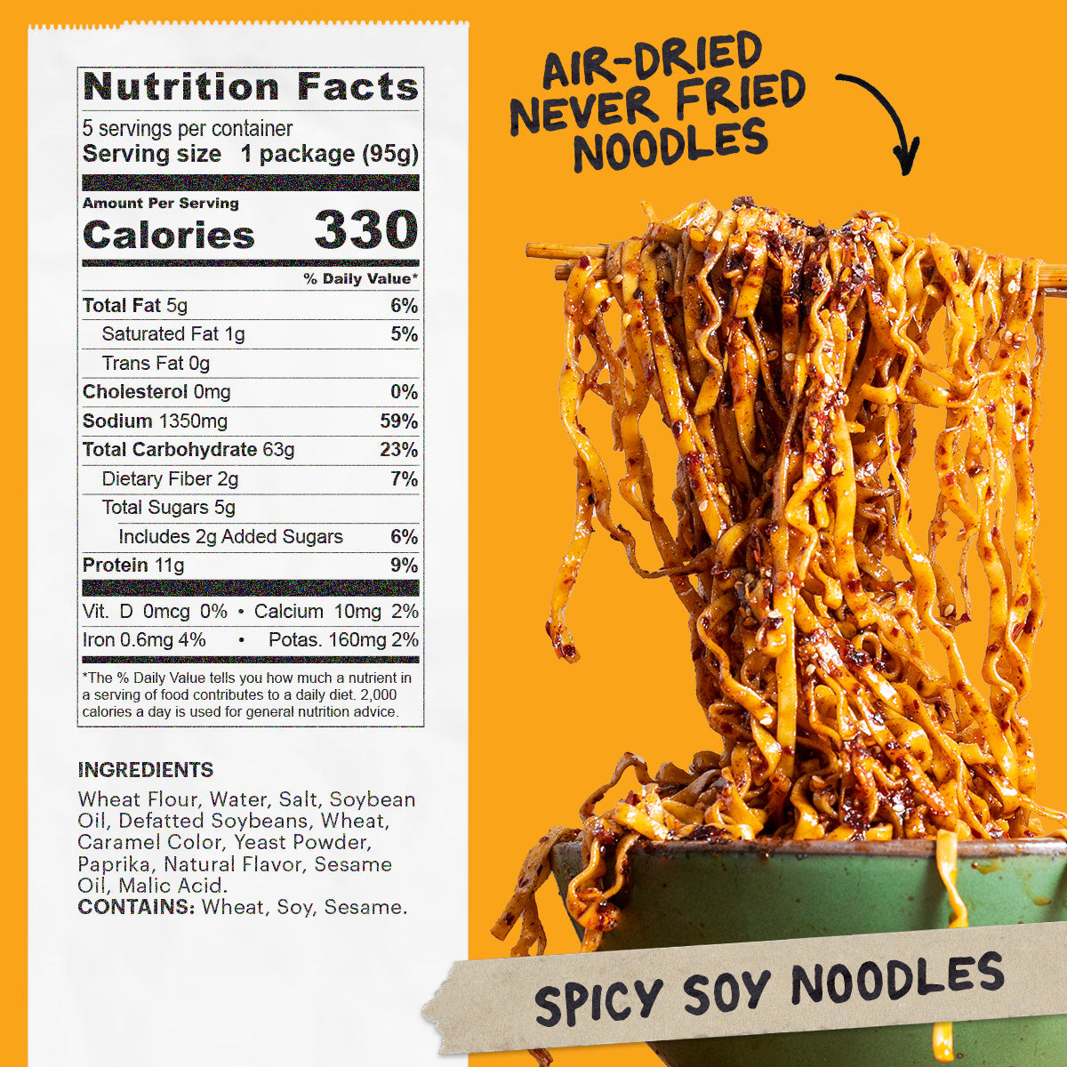Spicy Soy Noodles | 20 Packs