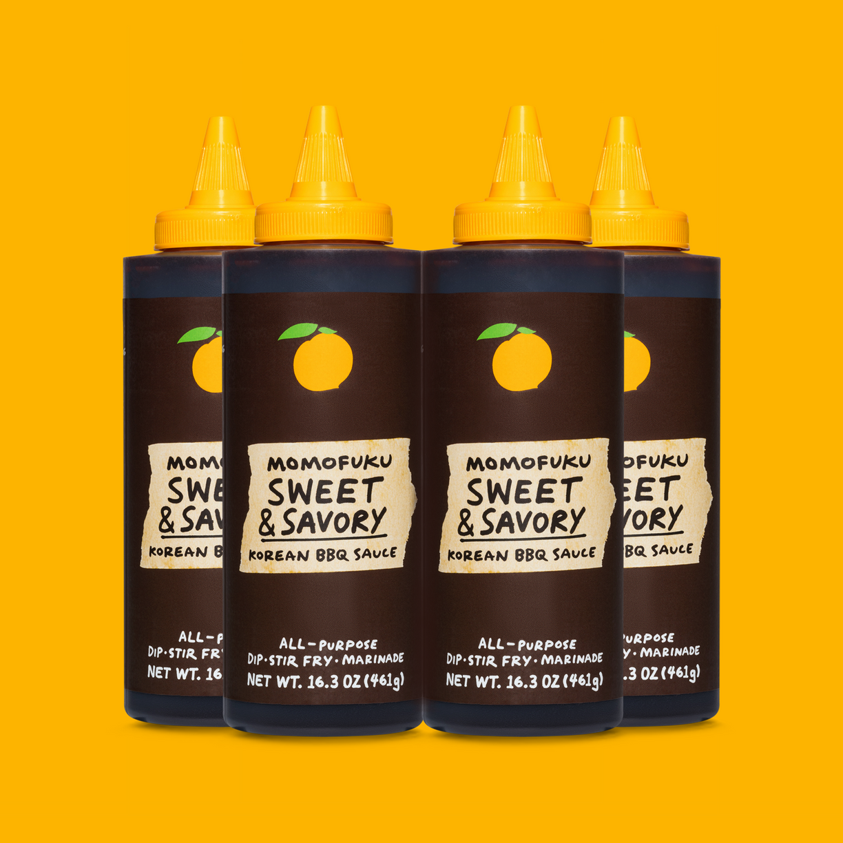 Four Bottles of Sweet & Savory Korean BBQ Sauce