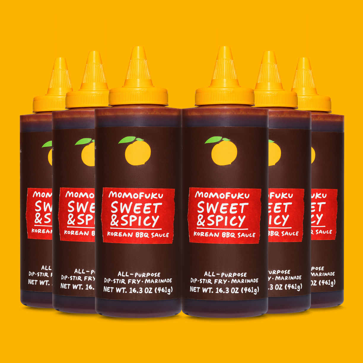 Six bottles of Sweet & Spicy Korean BBQ Sauce