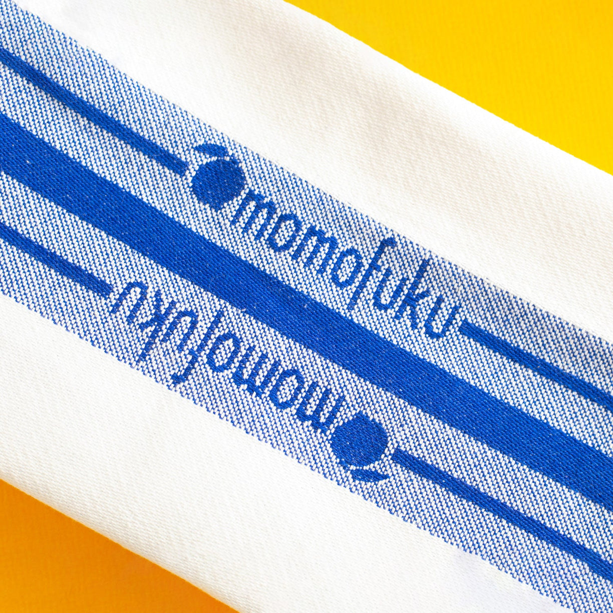 close-up of Single Momofuku Kitchen Towel